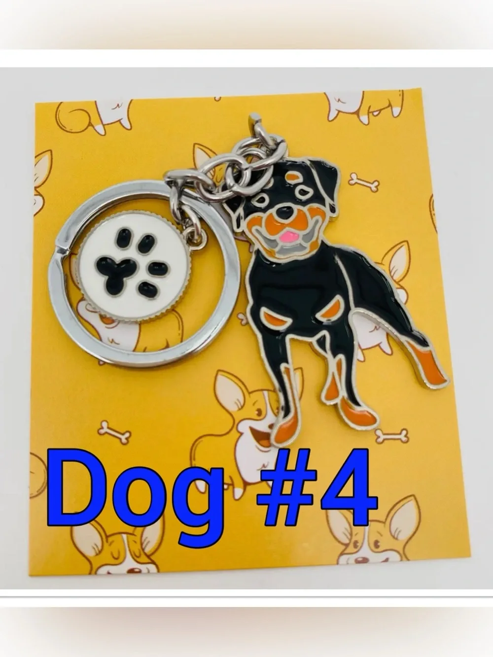 Dog Keychain with 